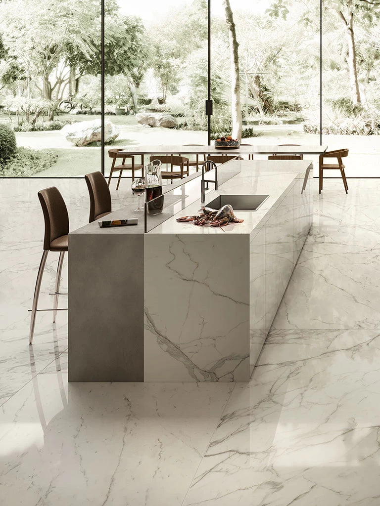 Calacatta Extra Polished/Matte 12x24