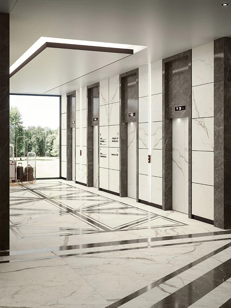 Calacatta Prestigio Polished/Matte 30x30